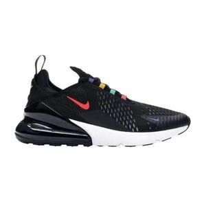 NIKE Air Max 270 'Black Multi-Color' Running Shoes Size 7Y/W8.5